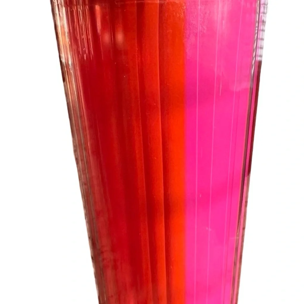 Starbucks Awesome Rainbow 24 oz Cold Tumbler with Iridescent Prism Dome Lid -NWT